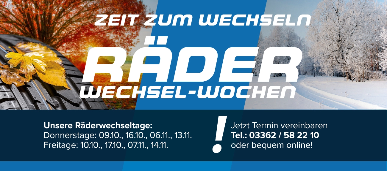 Räderwechselwochen 