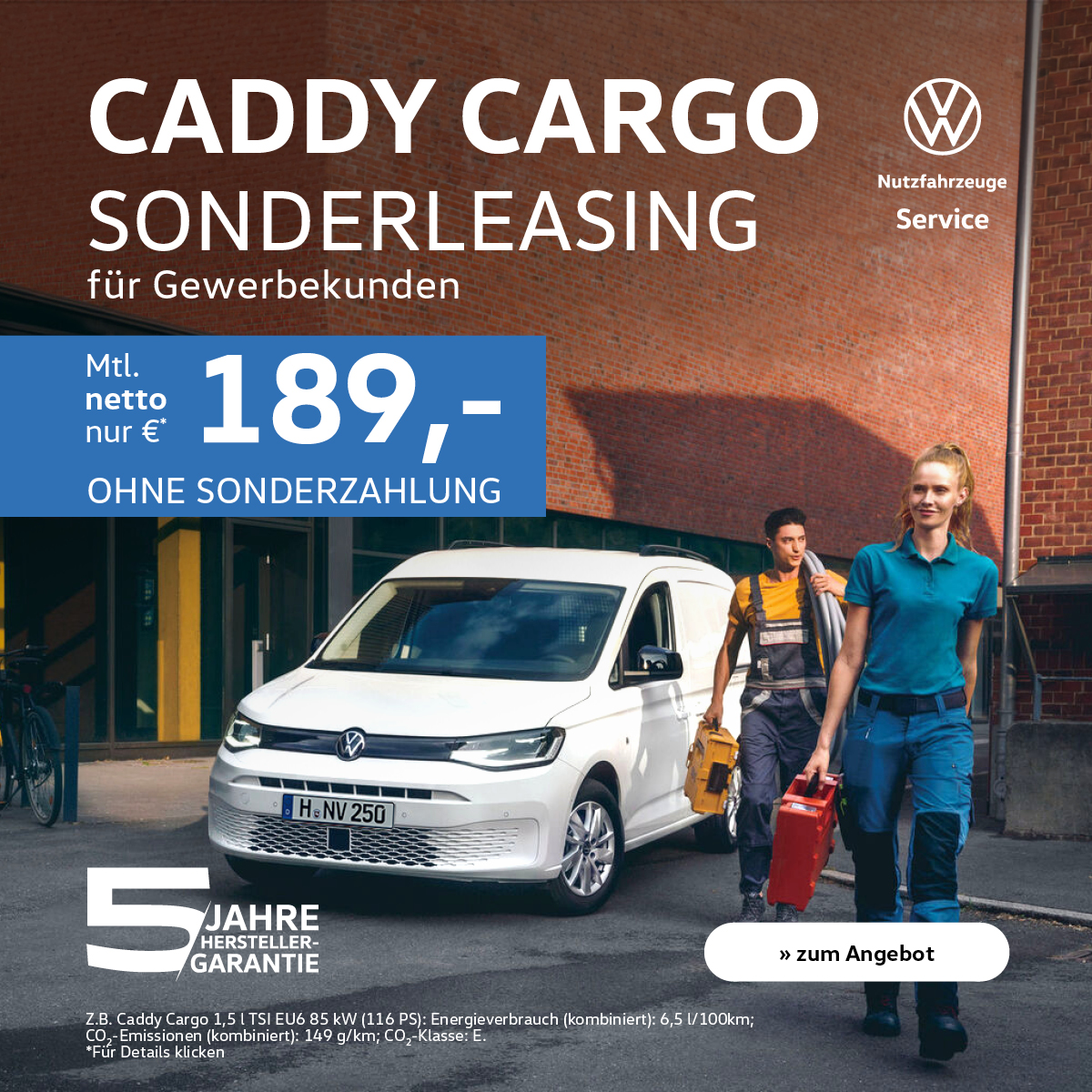 BEITRAG Caddy Cargo Gewerbe 07:2025