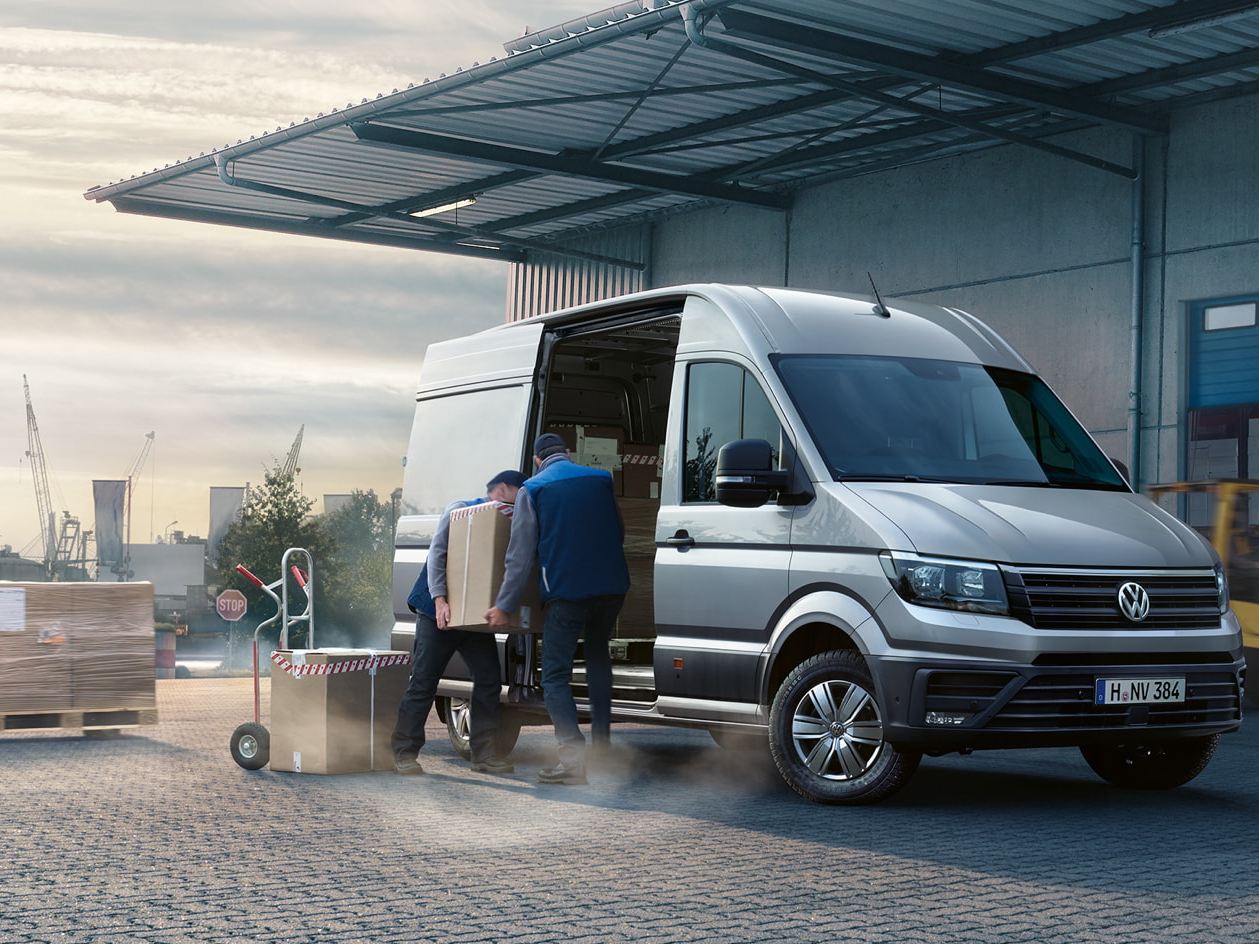 VW Crafter beladen