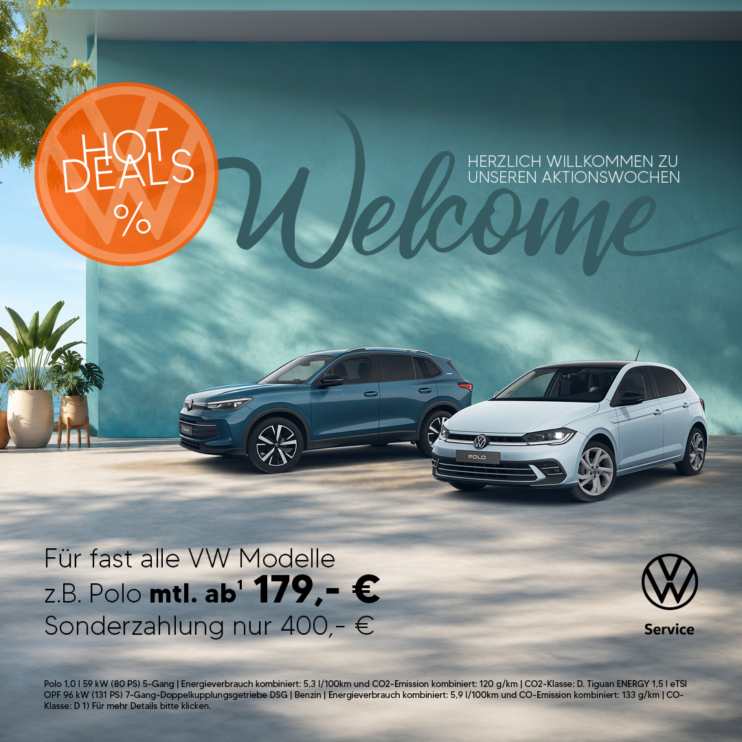 VW Sonderleasing Aktion